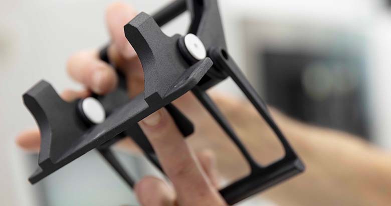 PA12 PA2200 SLS 3D-geprinte onderdelen, industriestandaard nylon materiaal Carbon Reduced