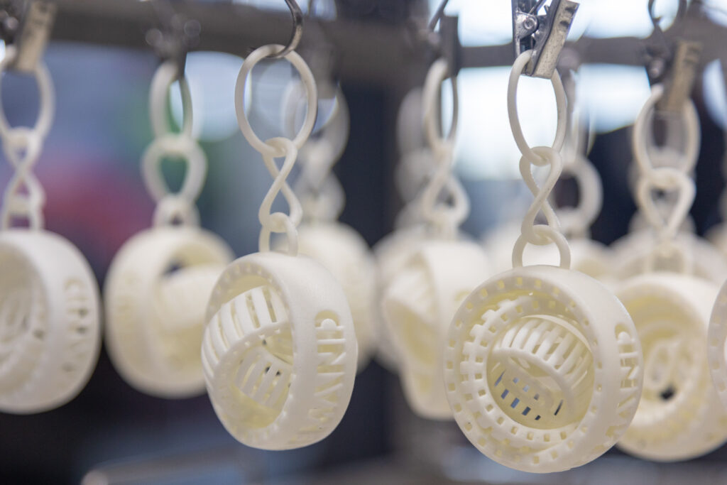 3D geprinte sleutelhangers