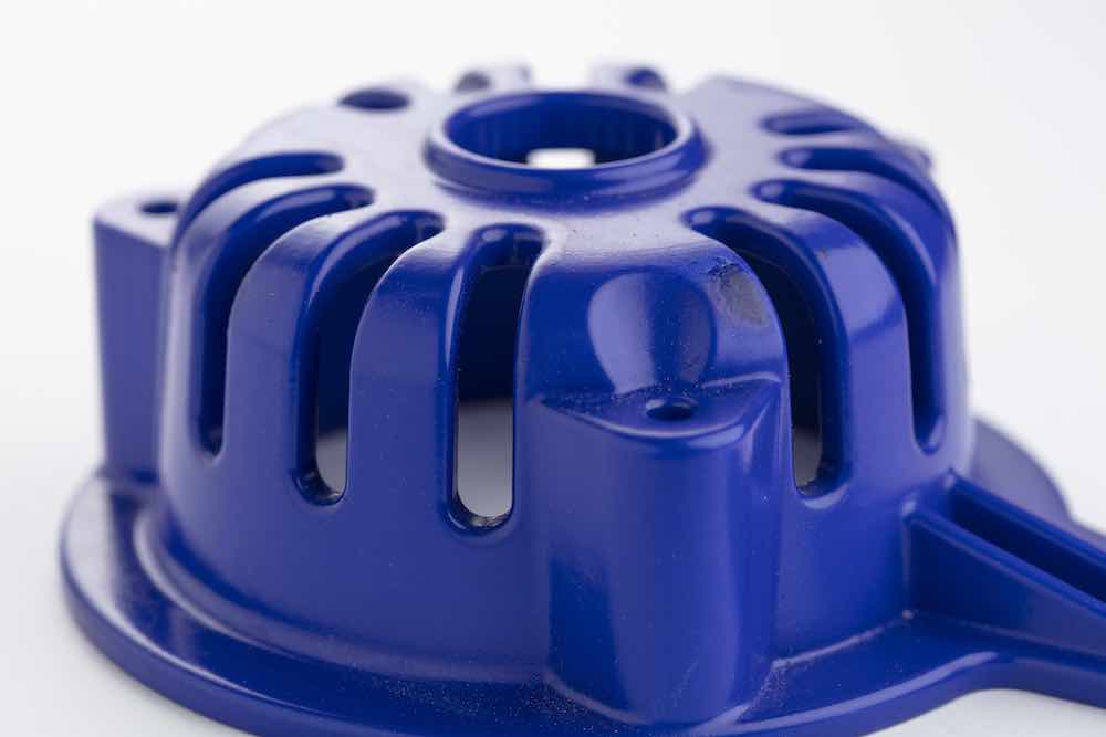 Zwarte SLS PA12 klem en bracket van Parts on Demand