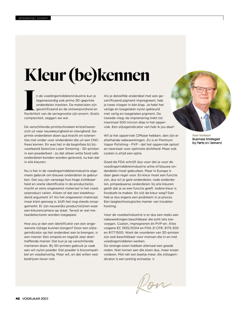 Column Ron - Kleur (be)kennen