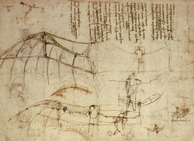 Schetsen van Leonardo Davinci