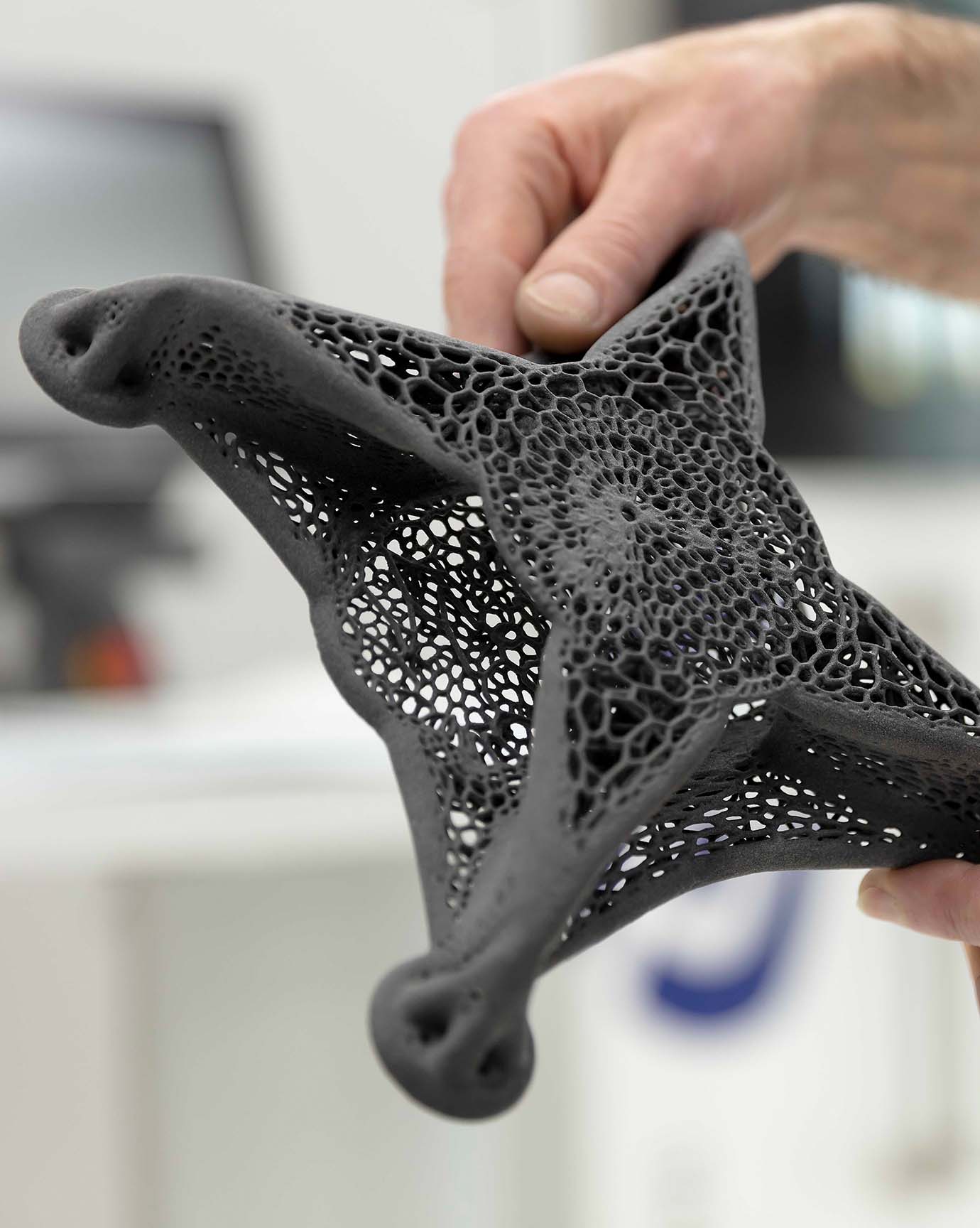 Complexe lattice-geometrie 3D-geprint via SLS bij Parts on Demand